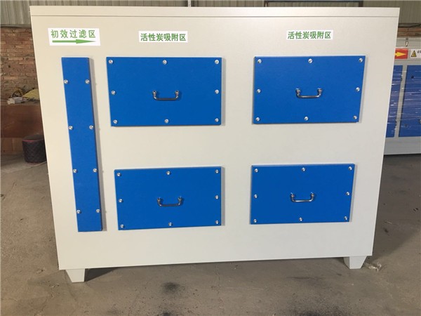 10000風(fēng)量活性炭吸附箱裝置